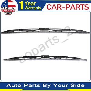 2x DENSO Auto Parts Front Left Right Wiper Blade For Cadillac CTS 2007 2006 2005