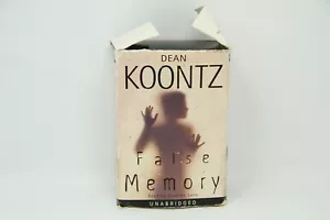 False Memory by Dean Koontz (1999 Audio Book 12 Cassette Tape) Unabridged Horror - Foto 1 di 9