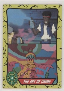 1989 O-Pee-Chee Teenage Mutant Ninja Turtles The Art of Crime #3 1p5
