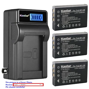 Kastar Battery LCD Wall Charger for PENTAX DLI7 PENTAX Optio MX Optio MX4 Camera - Picture 1 of 11