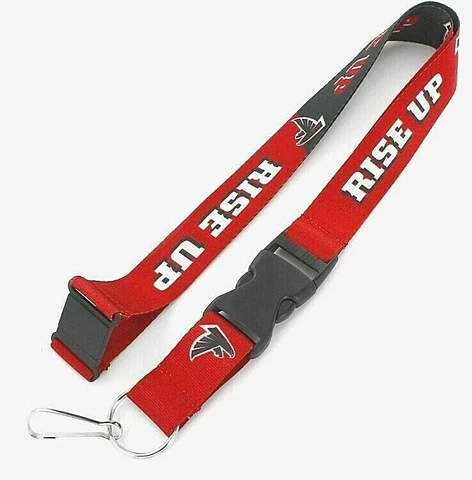 Atlanta Falcons NFL Slogan Breakaway Lanyard Key Ring Cover