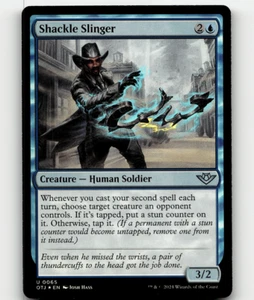 FOIL - MTG Shackle Slinger 65 - Outlaws of Thunder Junction - Imagen 1 de 1