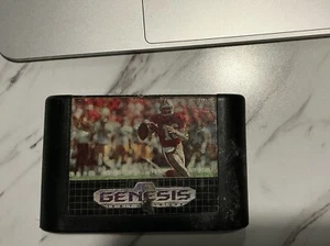 NFL Sports Talk Football “Staring Joe Montana” Sega Genesis 1993 - Picture 1 of 4