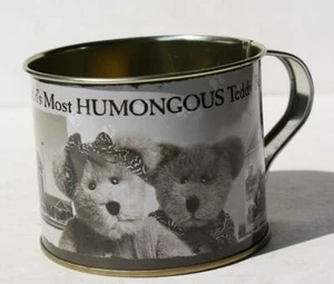 Oso de peluche Boyds Bears Country taza de hojalata recuerdo Gettysburg Pennsylvania CERRADO - - Imagen 1 de 1