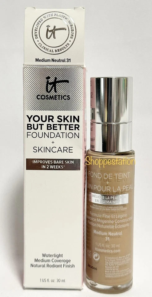 IT Cosmetics Your Skin But Better Foundation + Skincare Shade MEDIUM NEUTRAL 31 - Image 1 of 1