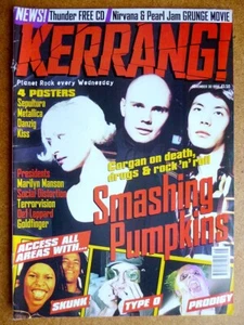 Kerrang Nov 1996 Type O Negative Smashing Pumpkins Skunk Anansie Grunge movie - Picture 1 of 1