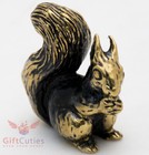 Brass Squirrel figurine IronWork