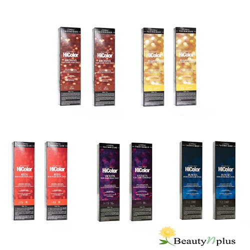 (2 PACKS) L'Oreal Excellence HiColor for Dark Hair - Choose 23 Colors - Image 1 of 1