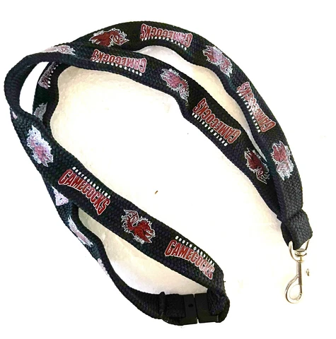 SOUTH CAROLINA GAMECOCKS Key / Badge ID Holder Necklace w/Clip NCAA 21” Cover