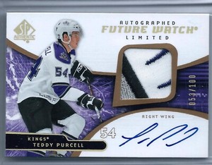 2008-09 SP Authentic Future Watch Limited Patch Teddy Purcell 053/100