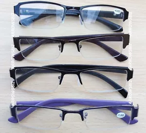 Halbrand Halbrand Lesebrille +1,0 +1,5 +2,0 +2,5 +3,0 +3,5 +4,0 UK Verkäufer - Bild 1 von 5