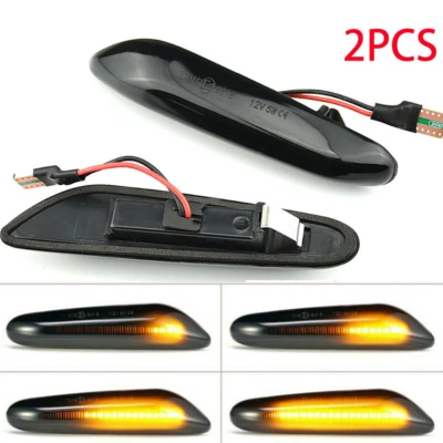 Led Seitenblinker passend für BMW 1er E81 E82 E87 E88 Schwarz DE - Bild 1 von 4
