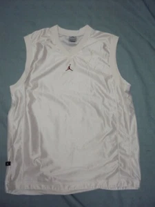 Air Jordan White Basketball Jersey Adult Size Large New Without Tags!  - Picture 1 of 5