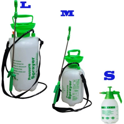 Pressure Sprayer 2 5 8 Litre Bottle Knapsack Weed Killer Garden Pump NEW