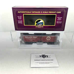 MTH Premier 20-94425 Schaefer Beer 36’ Woodsided Beer Reefer O NEW NJHR Club #21 - Picture 1 of 10