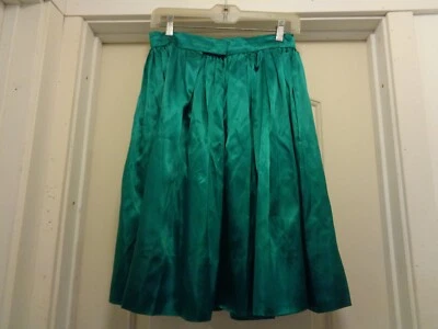 FALDA DE SATÉN VERDE VINTAGE DISFRAZ DE SIRENA FAIRYCORE SM Foto 1 de 2