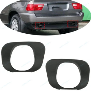 Pair Rear Bumper Side Opened Valance Cover For BMW E53 X5 3.0i 2001-2004 - Picture 1 of 8