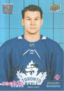 2020-21 Upper Deck Hockey Rookie Class SE #RC4 Alexander Barabanov - Picture 1 of 2