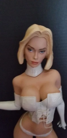 Sideshow Exclusive Emma Frost Premium Format Hellfire Club X-Men Cover