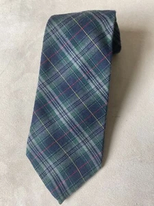Corbata clásica escocesa escocesa de mezcla de lana a cuadros para hombre de GAP Prep Ivy usada en excelente estado - Imagen 1 de 2
