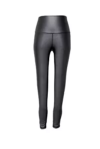 NWT DYI Womens High Shine Leggings with Print, Steel Gray & White, $90 - Picture 1 of 7