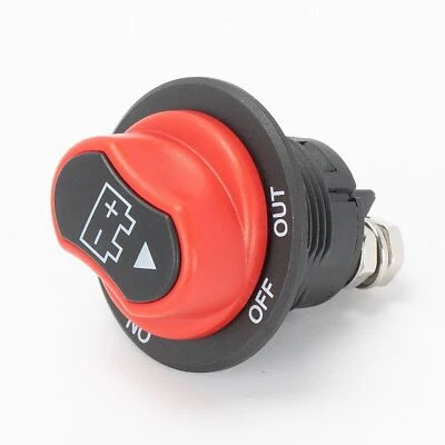 Sezionatore batteria auto 100A - auto camion barca moto - NUOVO - Immagine 1 di 4