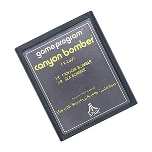 Canyon Bomber (Atari 2600, 1979) Videospiel nur Cartridge CX2607 - Bild 1 von 4