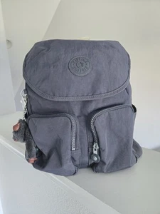 Kipling Backpack Bag Fiona Night GRAY Tonal NWT - Picture 1 of 5
