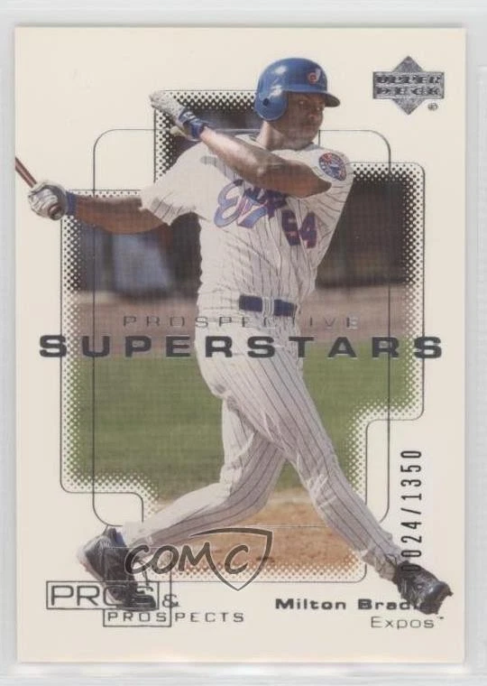 2000 Upper Deck Pros & Prospects Prospective Superstars /1350 Milton Bradley #92 - Image 1 of 2