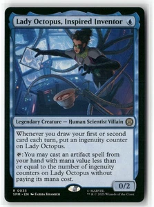 2025 MTG Marvel's Spider-Man Lady Octopus, Inspired Inventor Expansion/Rare #35 - Picture 1 of 2