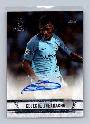 2016-17 Topps UCL Showcase Champions League Auto Kelechi Iheanacho Rookie - Image 1 of 2