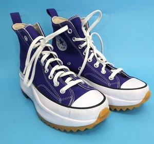 Converse Run Star Hike lila Canvas Chuck Taylor Schuhe - Damen = 10 / Herren = 8,5 - Bild 1 von 15