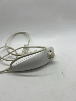 Nintendo Wii Nunchuck Controller White | Official Genuine RVL-004 Wii U Tested - Image 1 of 4