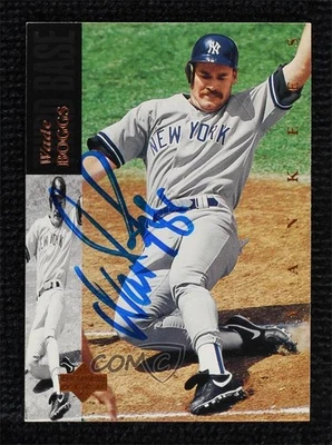 JSA Certified 1994 Upper Deck Wade Boggs #112 COA Auto HOF - Image 1 of 2