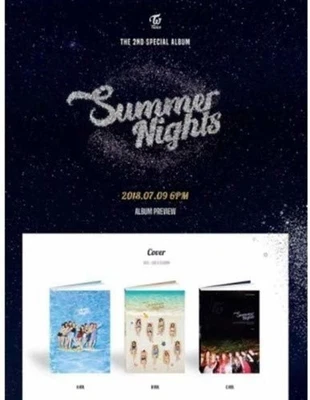 CD Twice 2nd Sommer Special Album - Summer Nights Zufällig Version F/S - Bild 1 von 3