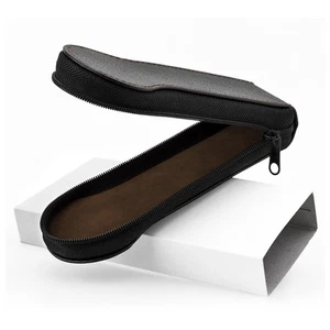 Uhrenetui Reiseetui Uhrenbox 1 Uhr BRAUN für Reise Kulturbeutel Auto unterwegs - Picture 1 of 6