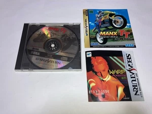 Manx TT Super bike Sega Saturn SS with with Manual In Stock 1997 Japan import - Picture 1 of 2