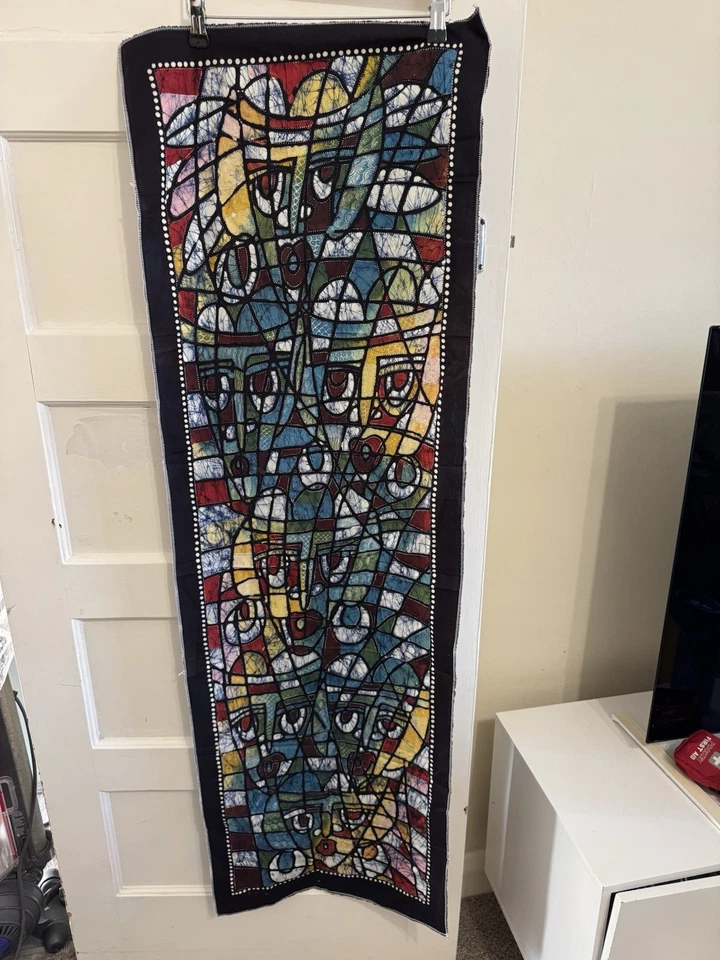 Batik Painting Artwork Wall Hanging Original Work - Image 1 of 4