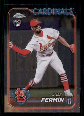 2024 Topps Chrome #175 Jose Fermin RC - Image 1 of 2