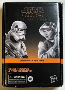 Hasbro Star Wars Black Series REBEL TROOPER STORMTROOPER 6" Action Figure Set - Picture 1 of 12