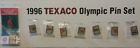 1996 TEXACO Olympics 8 Pin Set Atlanta Unused NOS, Izzy, Paralympics, Fire Truck
