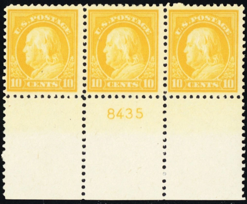 Tira de tres 510, como nueva NH 10¢ PL# - ¡Muy fresca! * Stuart Katz Foto 1 de 1