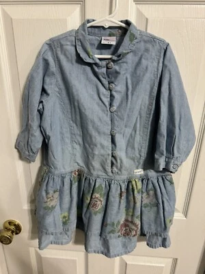 Vestido floral Guess vintage años 80 niñas cambray talla 6 Foto 1 de 4