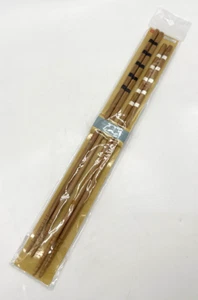 Daiso Essstäbchen extra lang Bambus Besteck 12 3/4 Zoll 2 Paar - Bild 1 von 15