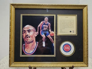 Grant Hill Detroit Pistons NBA #'d Matte Picture And Frame 12x16 - Picture 1 of 12