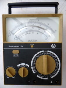 Vintage Avometer Model 10 Excellent Condition.
