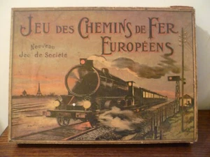 SAUSSINE  JEU DES CHEMINS DE FER  EUROPÉENS vers 1920 - Imagen 1 de 12