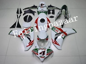 Fit for 2008-2011 CBR1000RR White Green Red CASTROL ABS Injection Fairing Kit - Picture 1 of 9