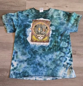 Vintage Grateful Dead Still Your Face Tie Dye Skull Gildan Tag Men's Medium - Picture 1 of 6