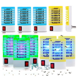 3PCS Electric Mosquito Killer Lamp Bug Insect Zapper Plug in LED Repellent Trap - Picture 1 of 25